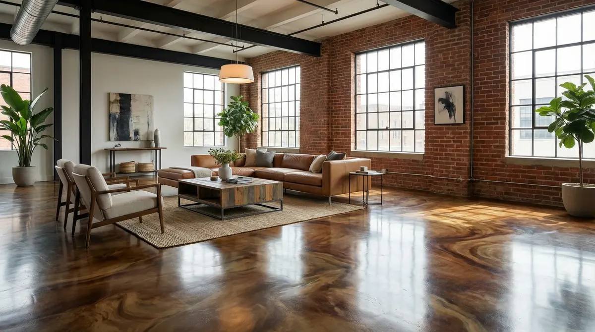 Stained Concrete Flooring